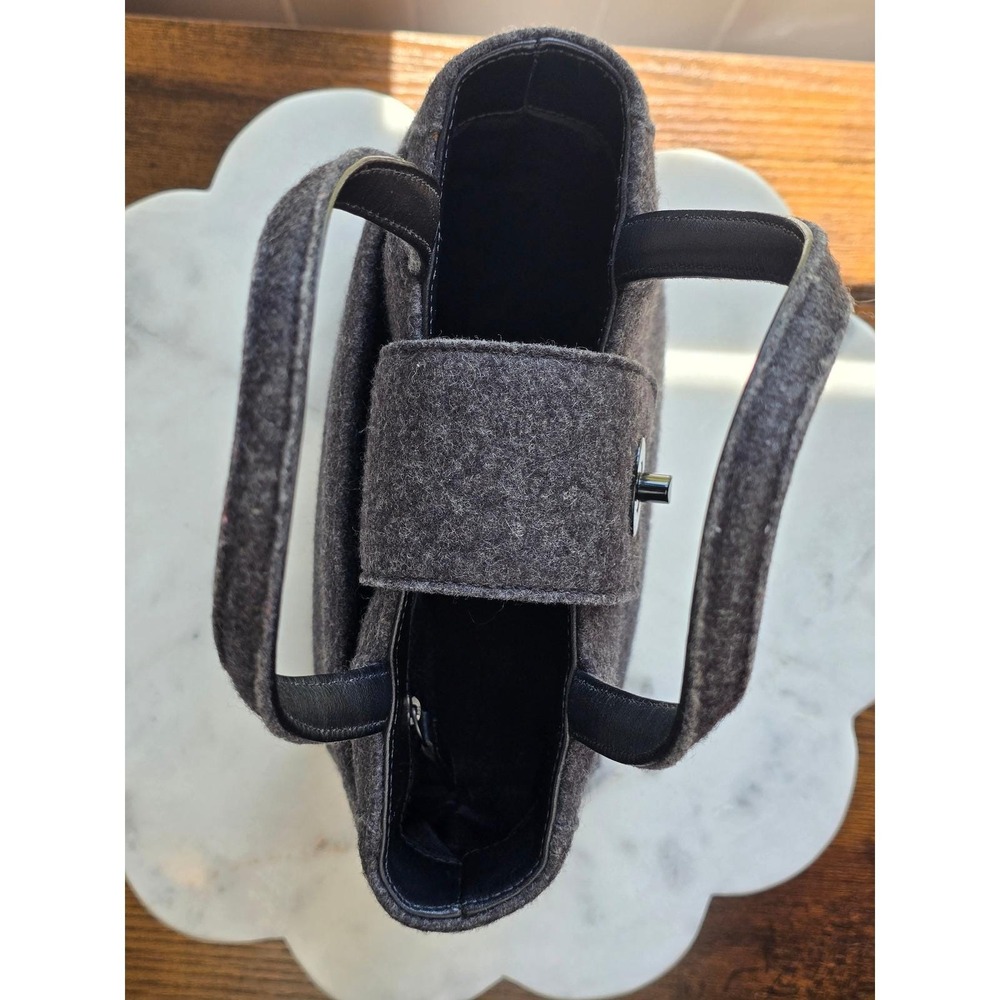 Coach 8189 Vintage Japan Exclusive Wool Felt Mini Tote Bag Rare - Picture 7 of 12